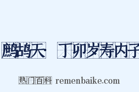 鹧鸪天·丁卯岁寿内子是什么意思的图片